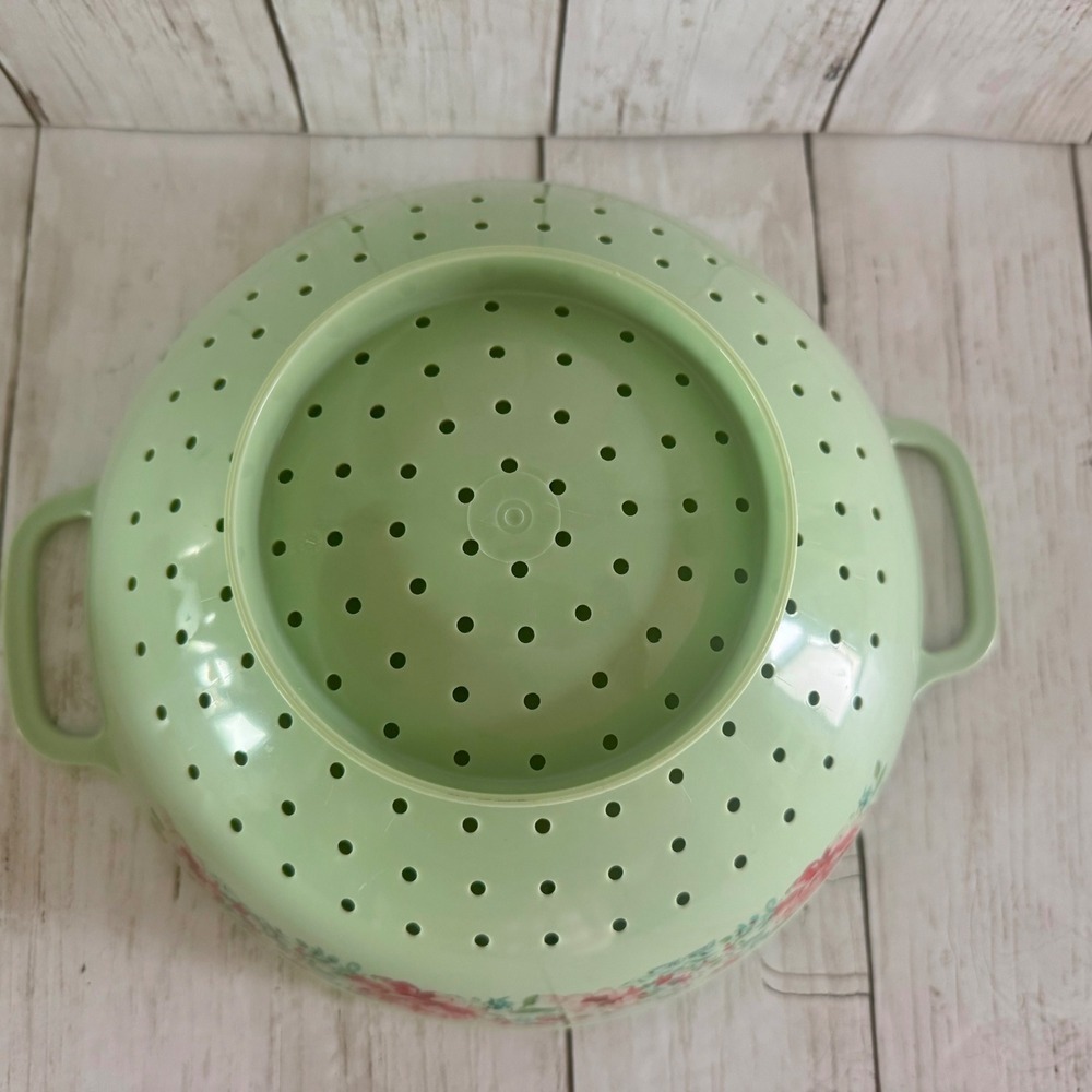 The Pioneer Woman Colander 2 Piece Set 1 & 3 Quart Gorgeous Garden Pattern - Picture 5 of 8